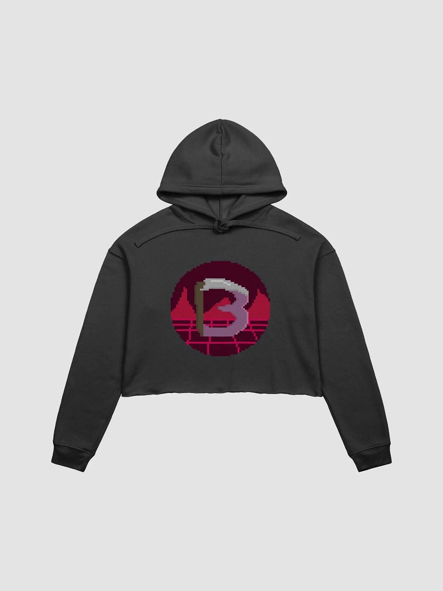 Scythe Harbingerofbeth Logo Cropped Hoodie designed by Cassafrassarole product image (1)