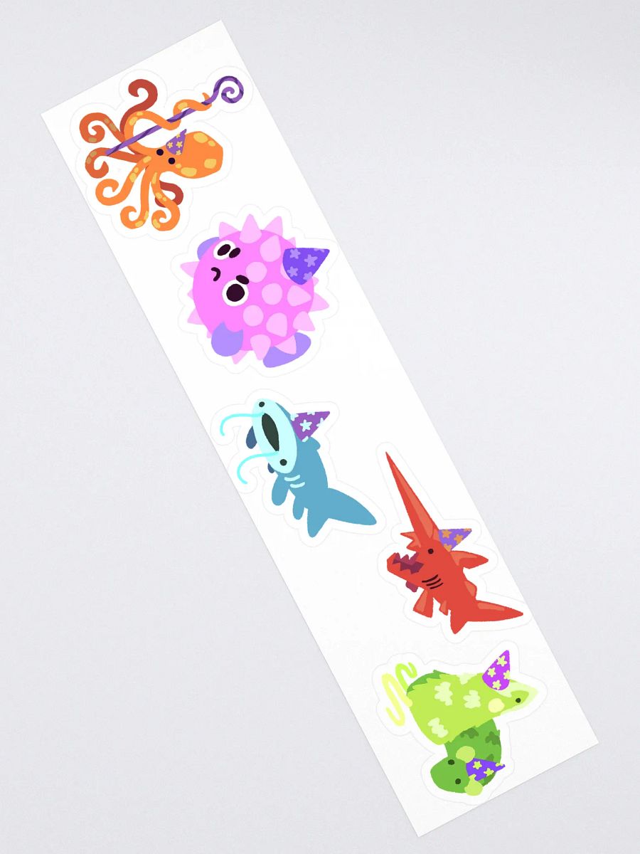 Fish In Wizard Hats Sticker Sheet product image (2)
