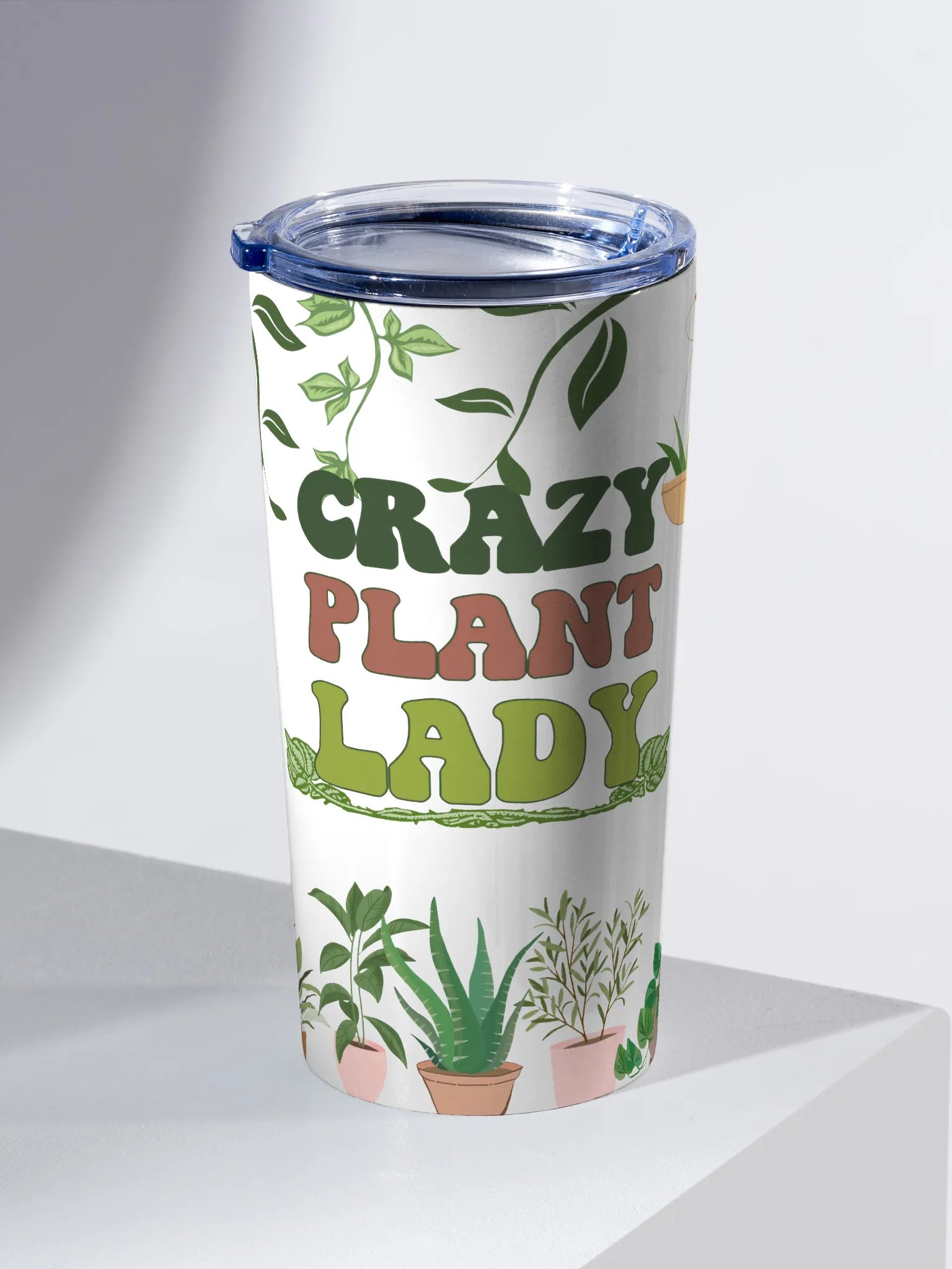 Crazy Plant Lady 20oz Stainless Steel Tumbler! product image (2)