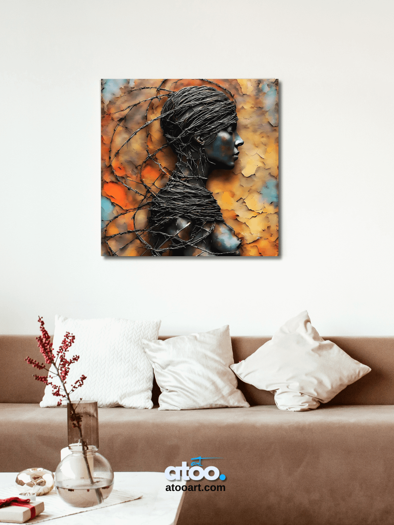 Be Free to Yourself | Let Yourself Go | Canvas Painting product image (7)