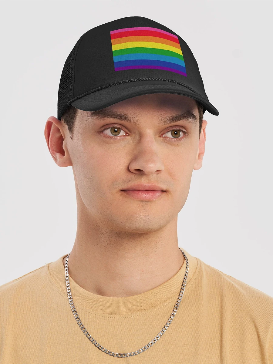 1978 Rainbow Pride Flag = 8-Color - Foam Trucker Hat product image (5)