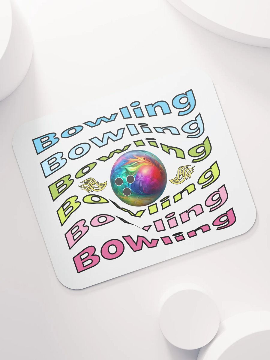 Bowling Swirl Blast Mouse Pad product image (5)