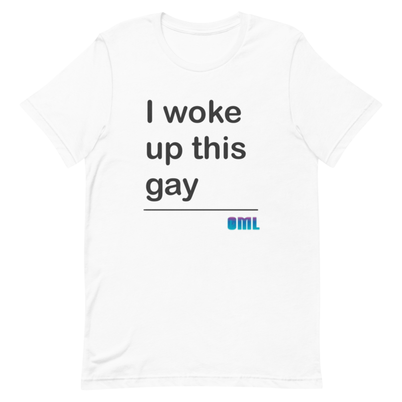 I Woke Up This Gay T-Shirt - White product image (1)