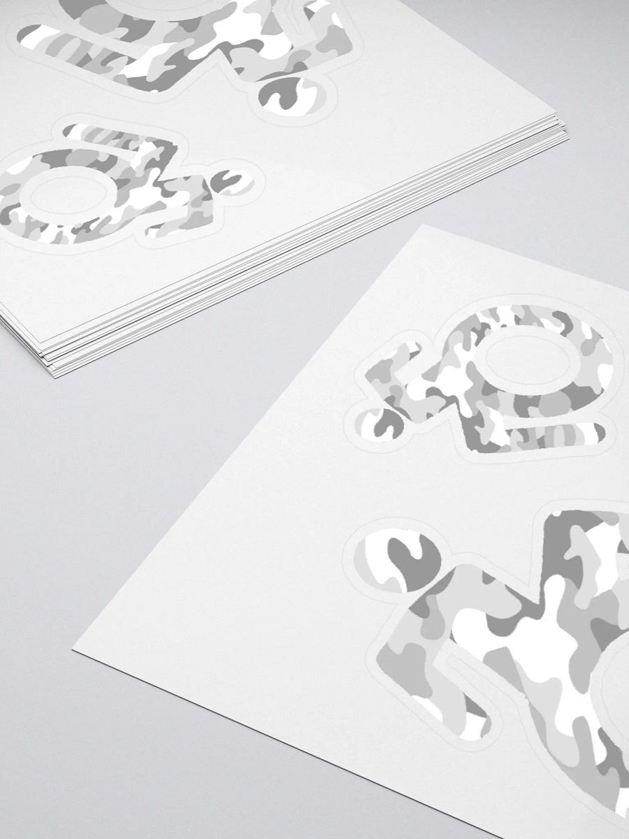 Wheelie, Cold Weather Camo Sticker Sheet product image (4)