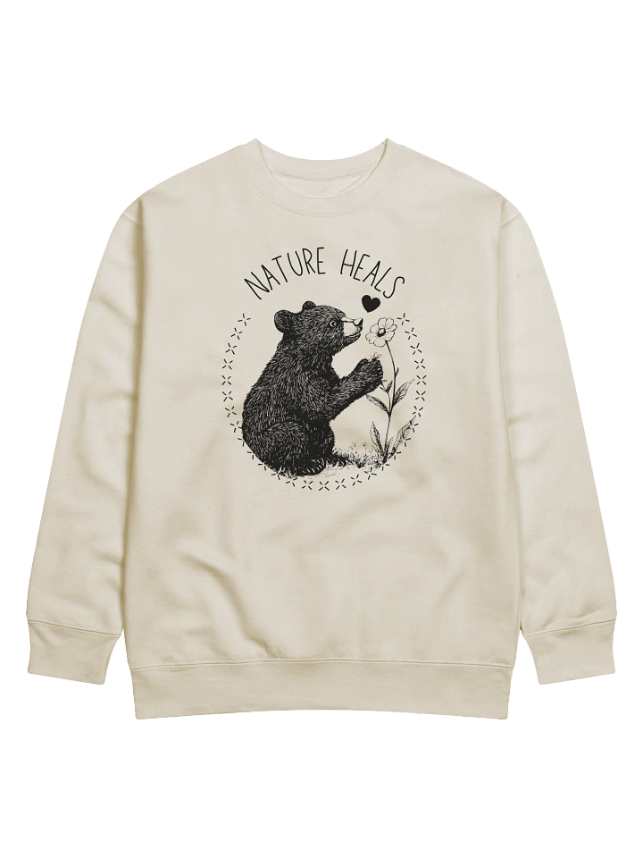 Nature Heals Bear Sweatshirt product image (1)
