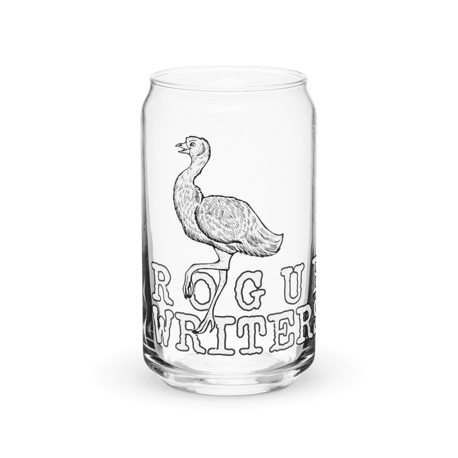 Rogue Writers Can-Shaped Glass product image (2)