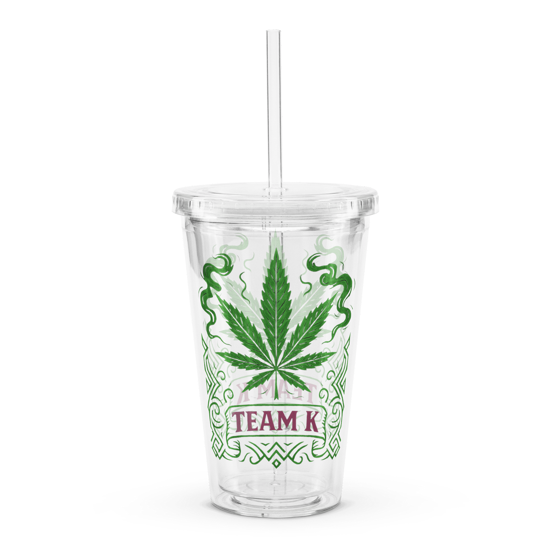 Team K V-7 Clear Plastic Tumbler product image (1)