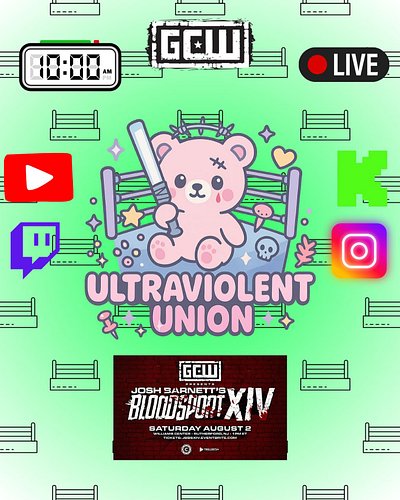 🥋 GCW BLOODSPORT is BACK — and we’re going LIVE to watch it all go down! 💥

Join BC Wrestle Pod on **Saturday, August 2 at 10...