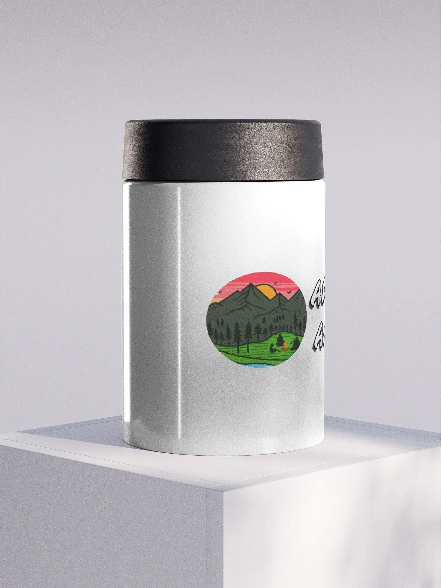 Adventure Anywhere Stainless Koozie product image (1)