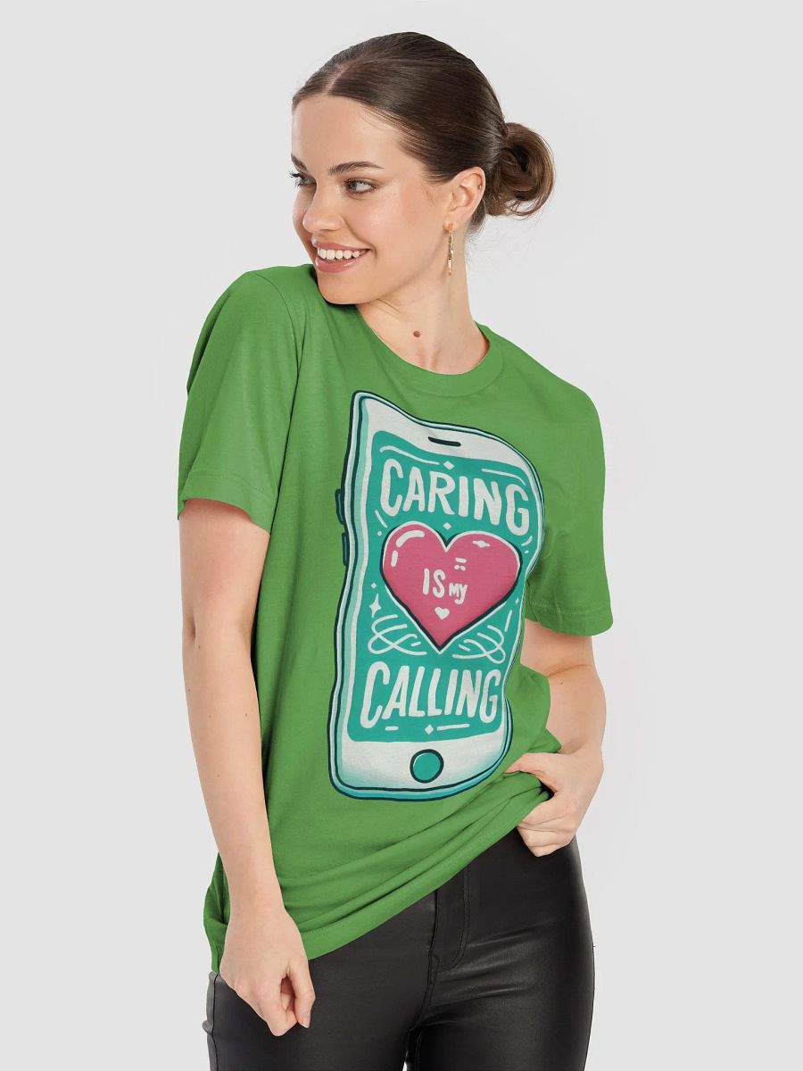 Caring Calling Heart Graphic Tee product image (84)