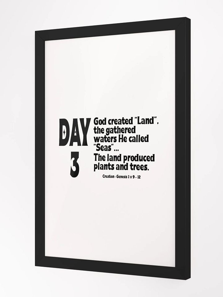 CREATION: DAY 3 Christian, Jesus, faith, God, Bible, Christianity, Jesus Christ, religion, Bible Verse, Love product image (3)
