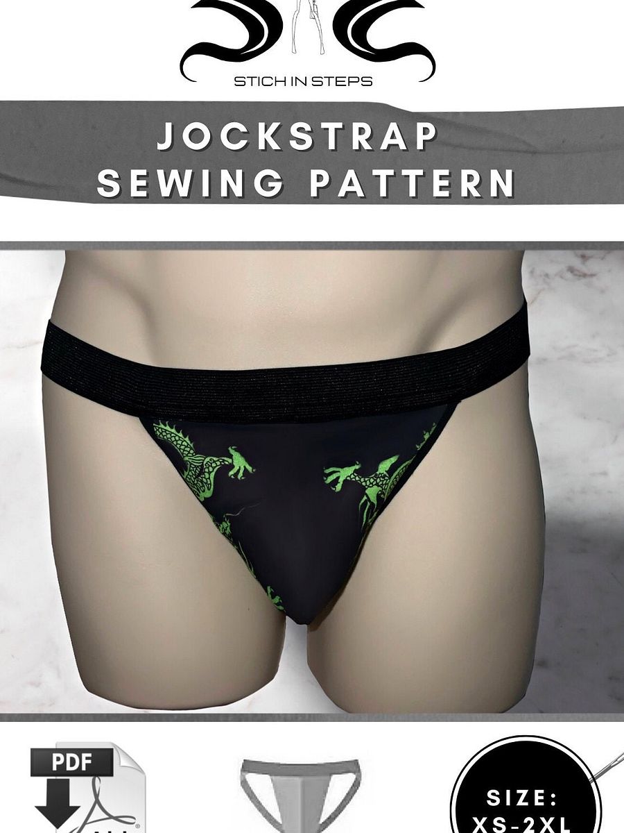 Men’s classic jockstrap - Sewing Pattern product image (1)