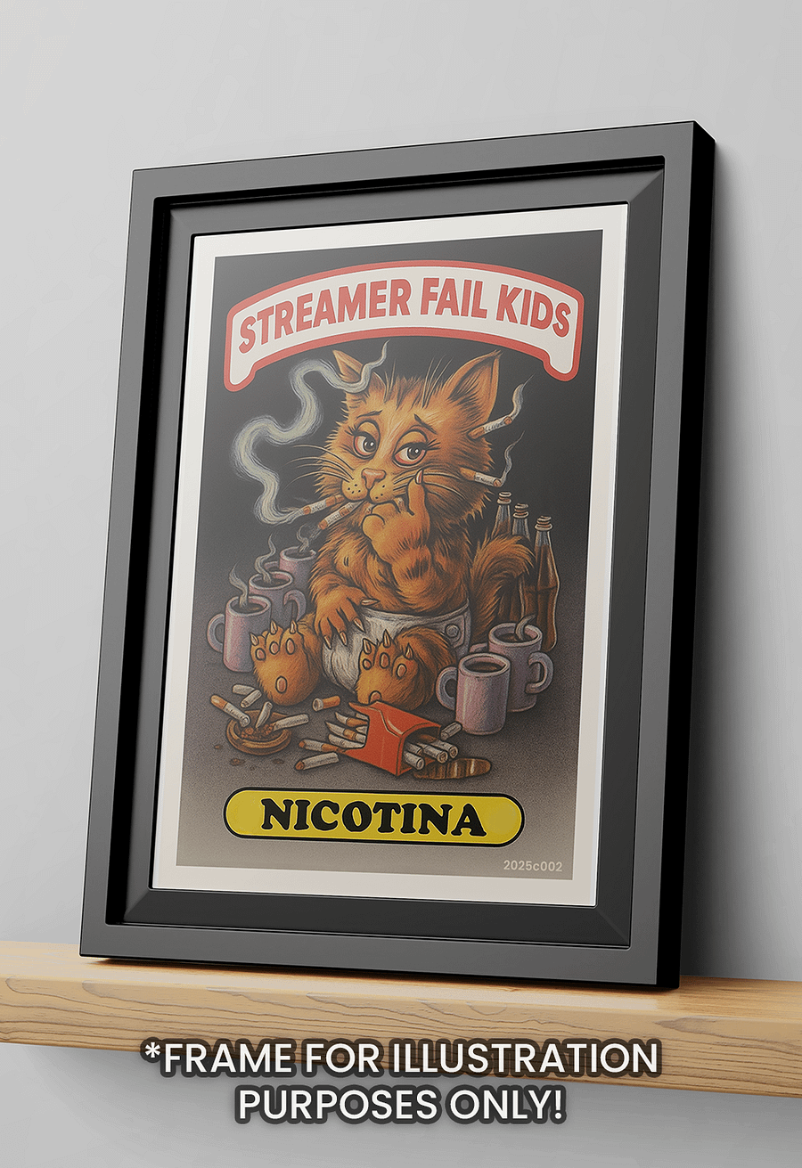 Streamer Fail Kids Posters – Funny Gamer Room Art – Matte or Glossy A4 Prints (1st Edition Designs 0-10) product image (9)
