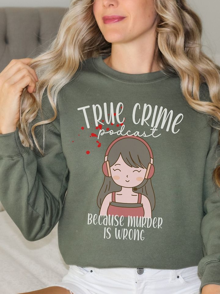 True Crime Podcast Sweatshirt product image (9)