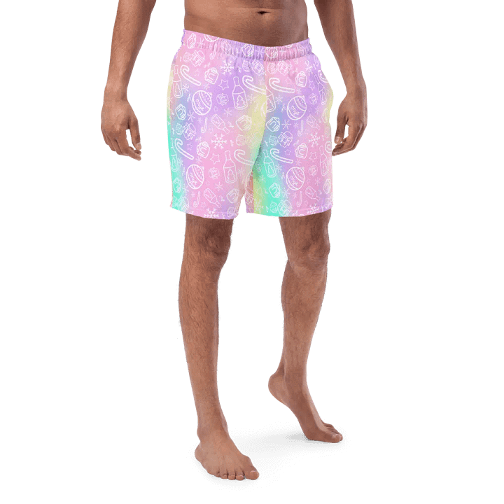 Limited Edition Christmas Tie Die Swim Shorts product image (1)