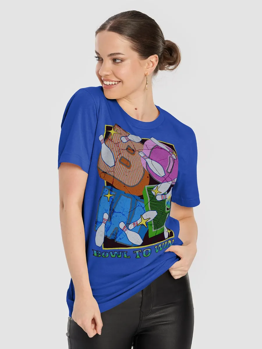Bowl To Win Block Letter Strike It Big T-Shirt product image (58)