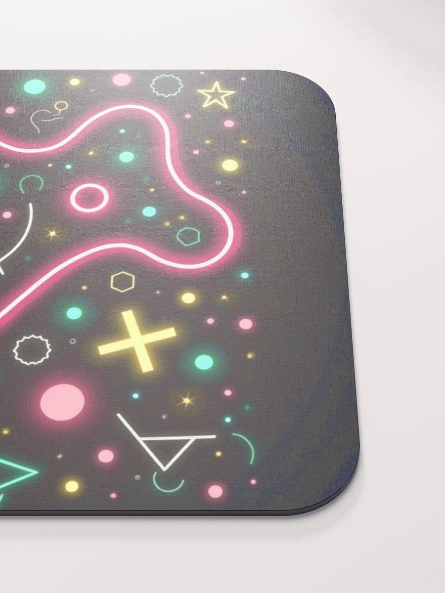 Neon Geometric Mouse Pad product image (5)