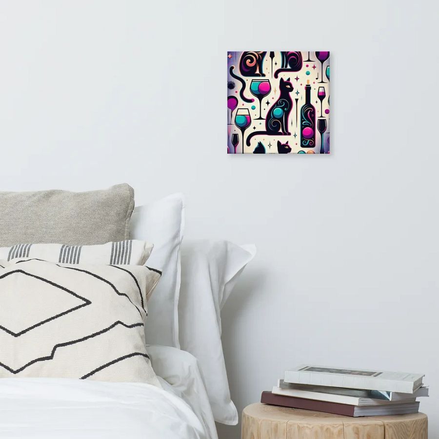 Canvas (in): Cats and Wine product image (6)