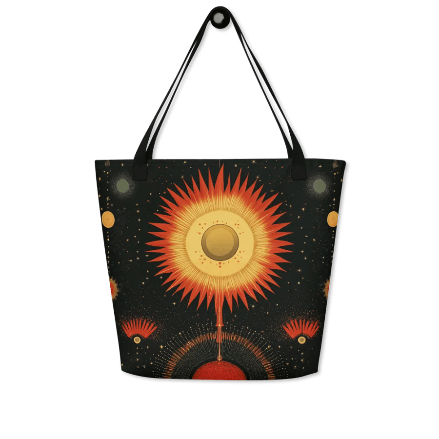 Sacred Patterns | All-Over Print Large Tote Bag w/ Pocket product image (4)