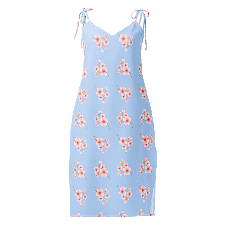 Blossom Breeze Blue Slip Dress product image (2)