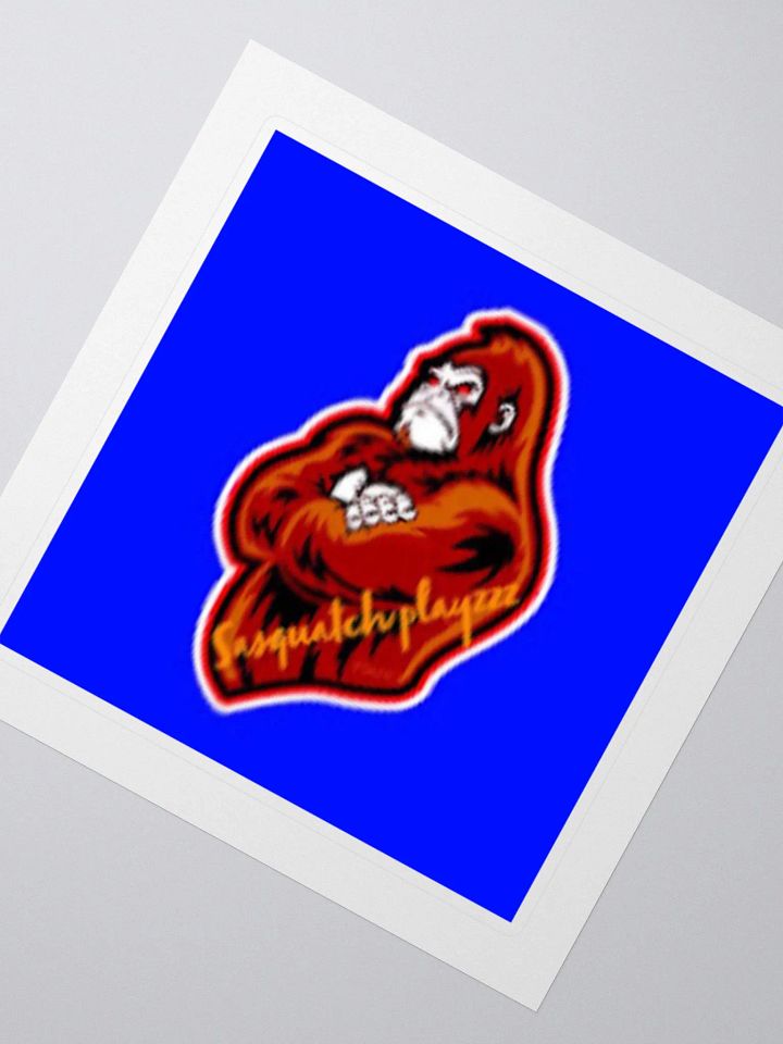 Old Sasquatch Playzzz Offical Logo Sticker! product image (2)
