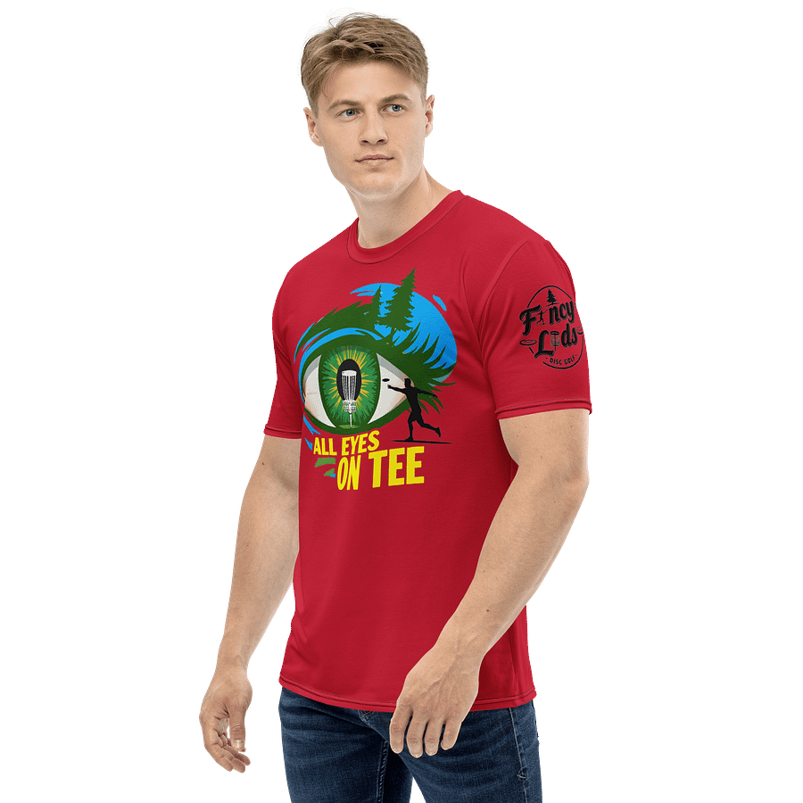 Fancy Lads Men's Red T-Shirt "All Eyes On Tee" product image (3)