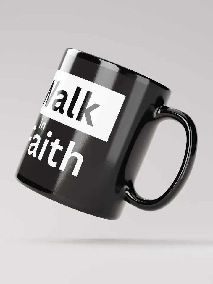 Black Mug: Walk in Faith with Jesus product image (2)