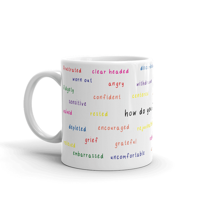 Feeling Words Mug product image (2)