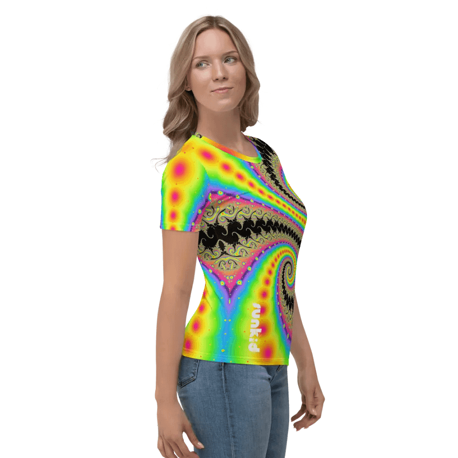 Fractal women's T-shirt - Pink Lemonade and Candy Twists product image (8)