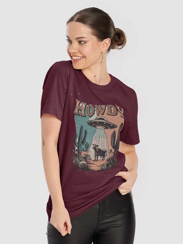 "Howdy-UFO" t-shirt! (dark background) product image (2)