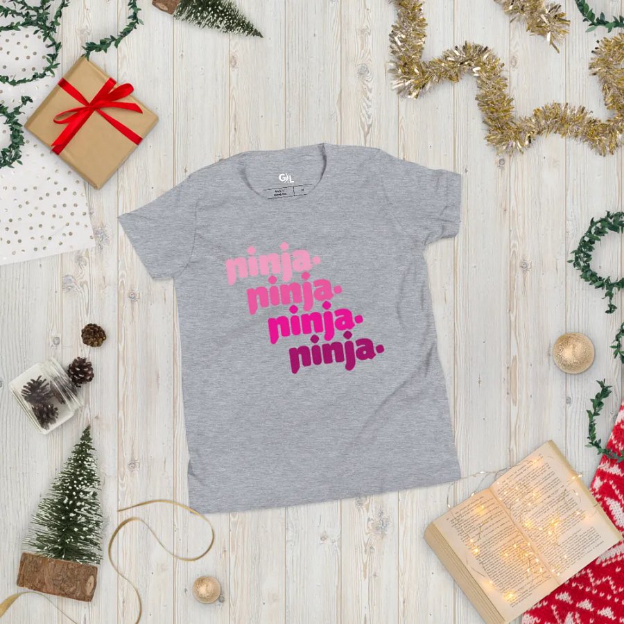 Quad Ninja Kids Tee: Pink product image (6)