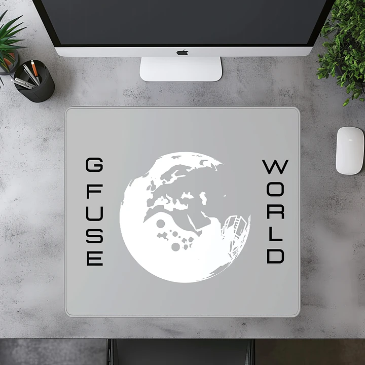 GFuse World XL Explorer Mouse Pad | Gray product image (1)
