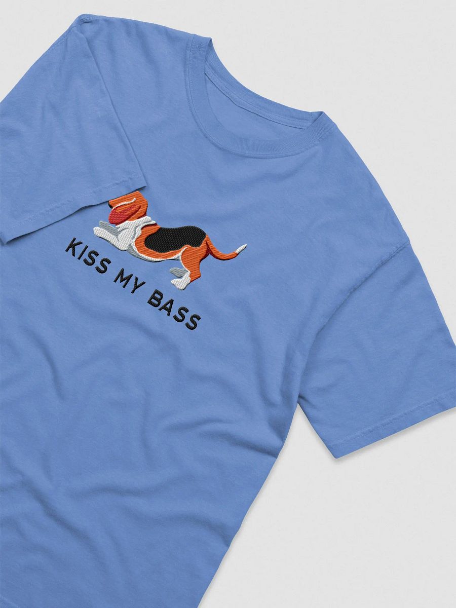 Kiss My Bass T-Shirt(Embroidered) of a Basset Hound(2) product image (7)