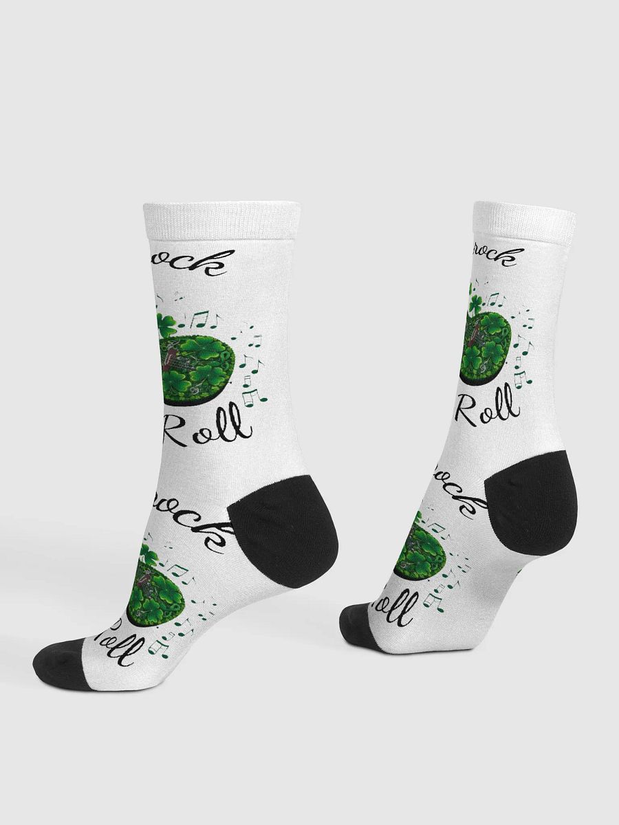 Shamrock & Roll Crew Socks product image (7)