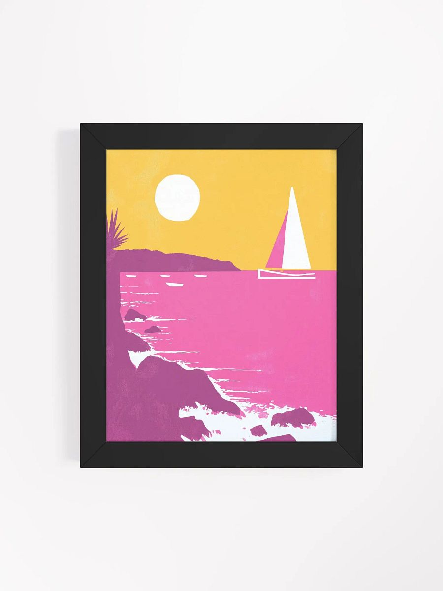Sunset on pink lake product image (37)