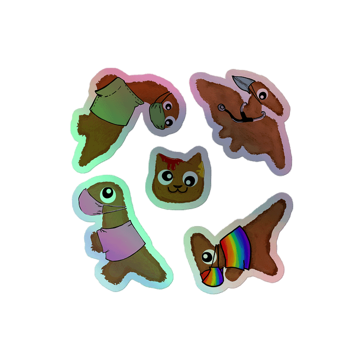 MSF/DWB Fundraising Sticker sheet 2025 - Dino Nuggies, Full Googly product image (1)