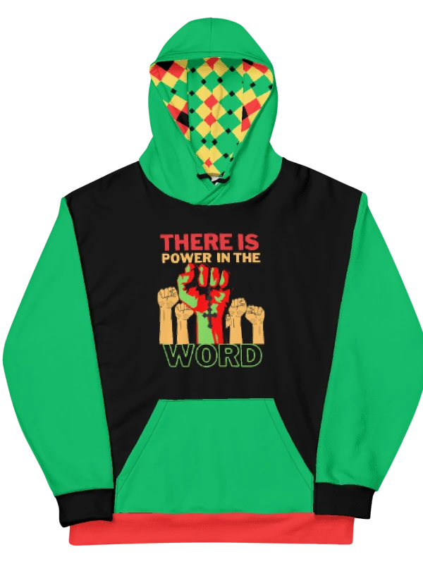 There Is Power In Word Color Block Hoodie product image (4)