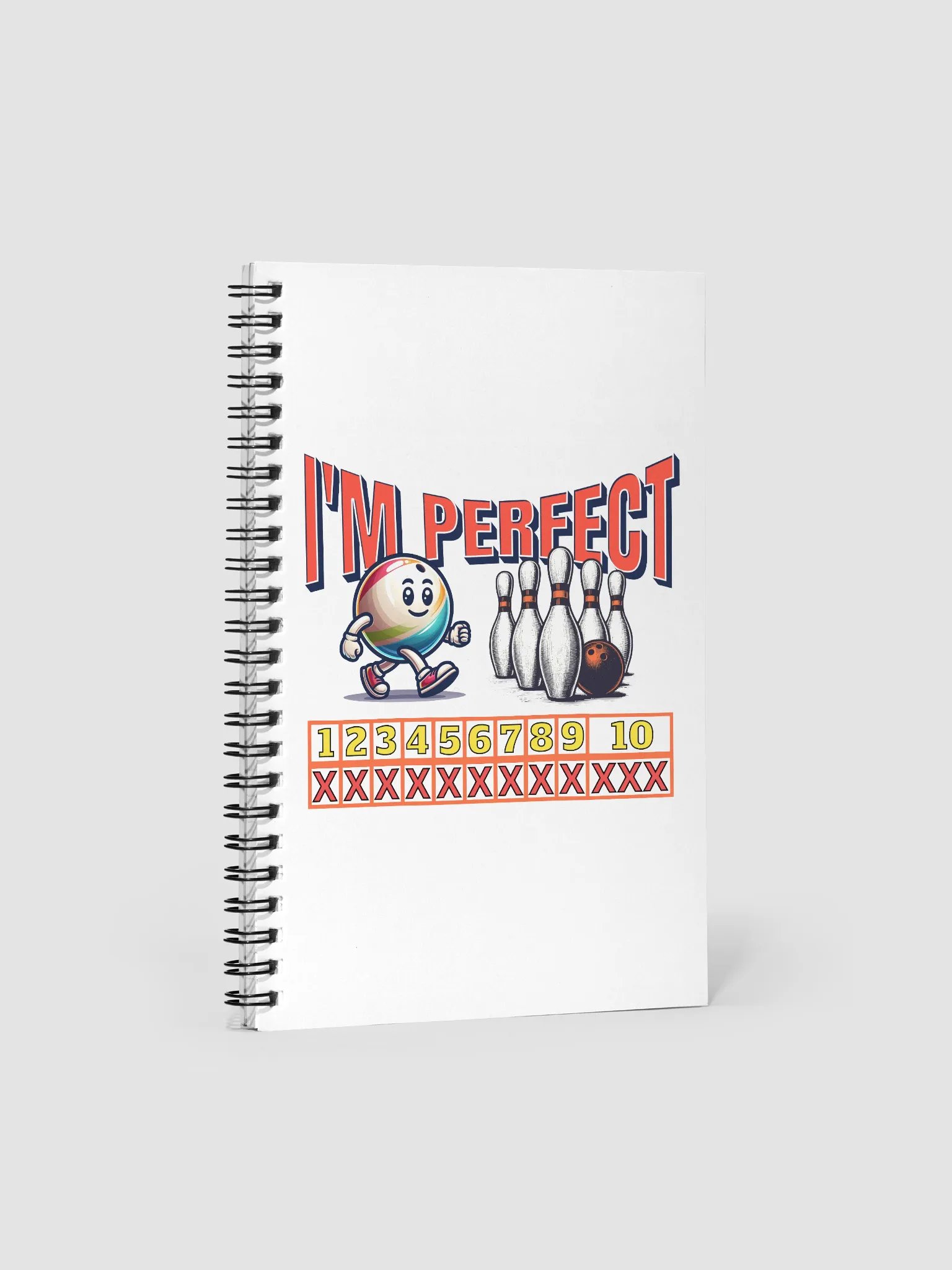 Im Perfect Bowling Game Spiral Notebook product image (2)