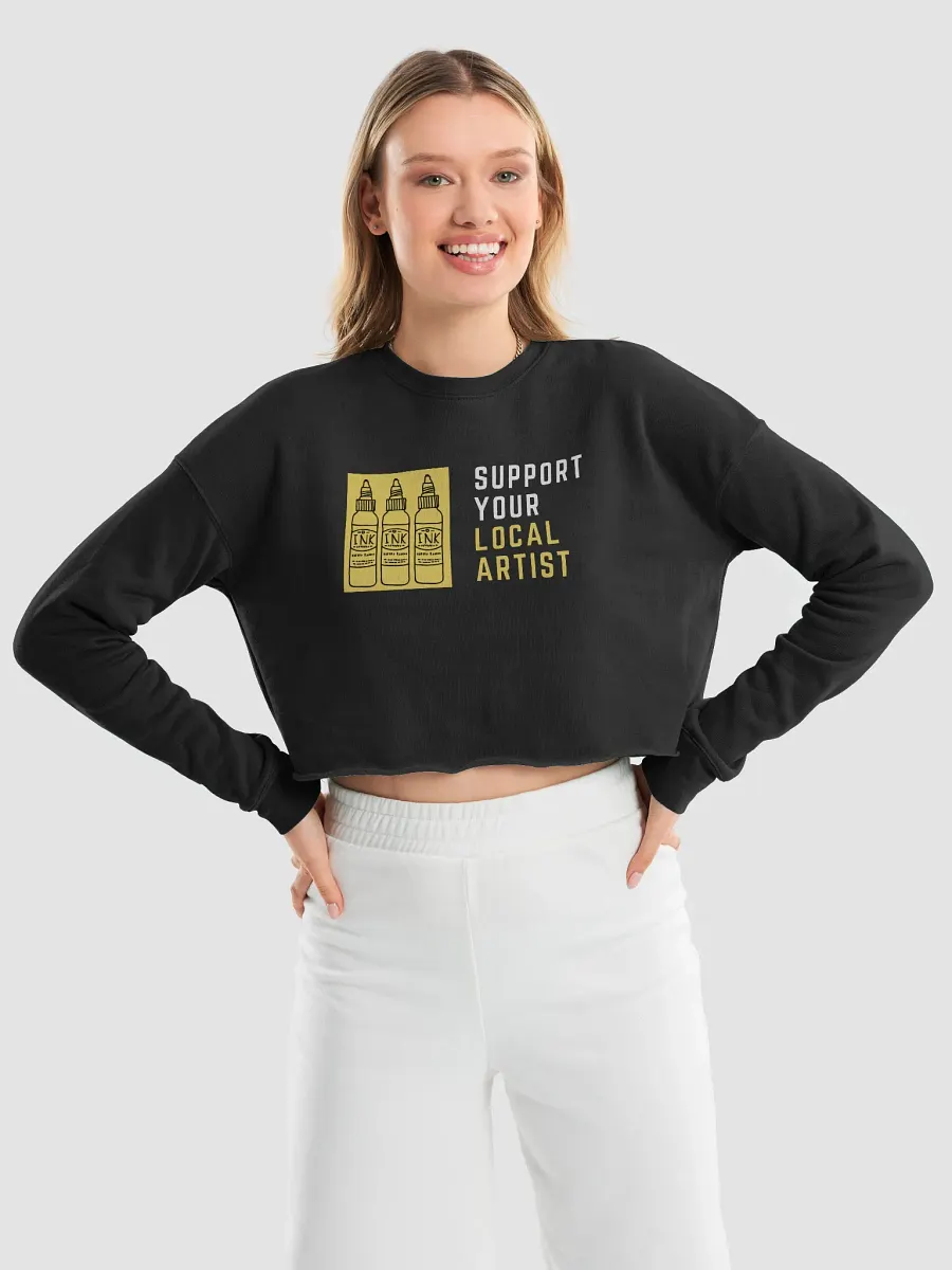 "Support Your Local Artist" Cropped Sweater product image (9)