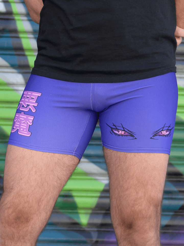 Fiend Eyes Bike Shorts (Unisex) product image (1)