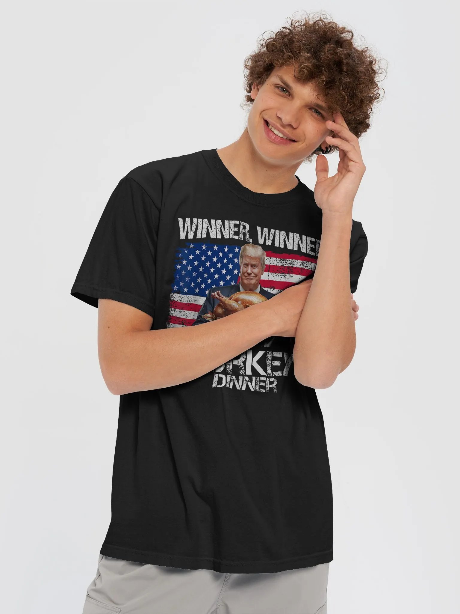 Trump Winner Winner Turkey Dinner Thanksgiving Shirt product image (6)