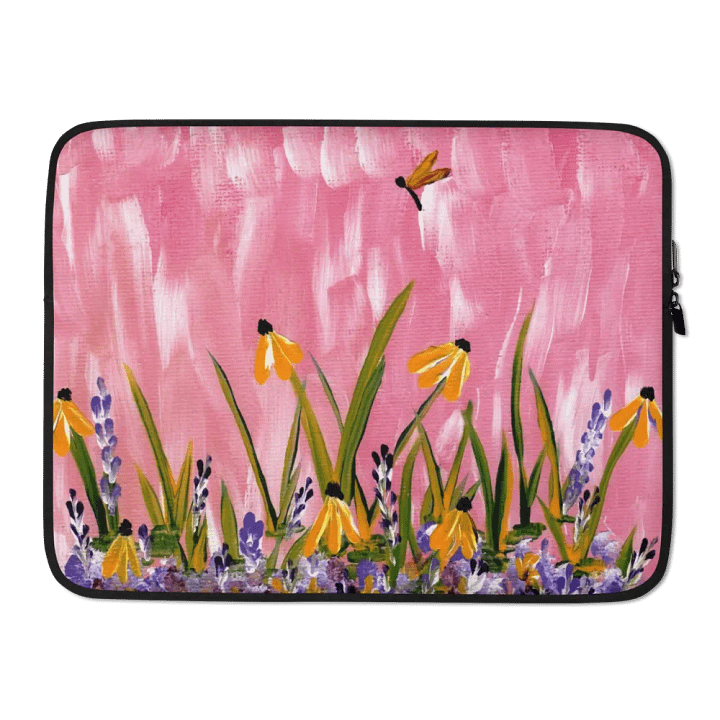 Floral Fields Laptop Sleeve product image (2)