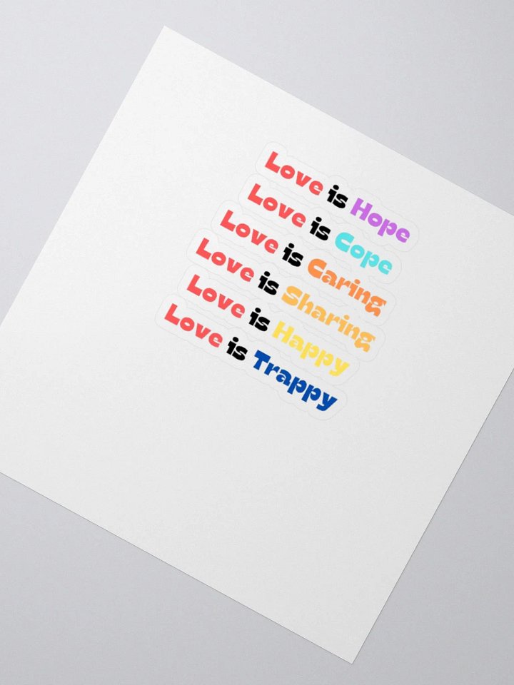 What is love short Sitckers product image (5)