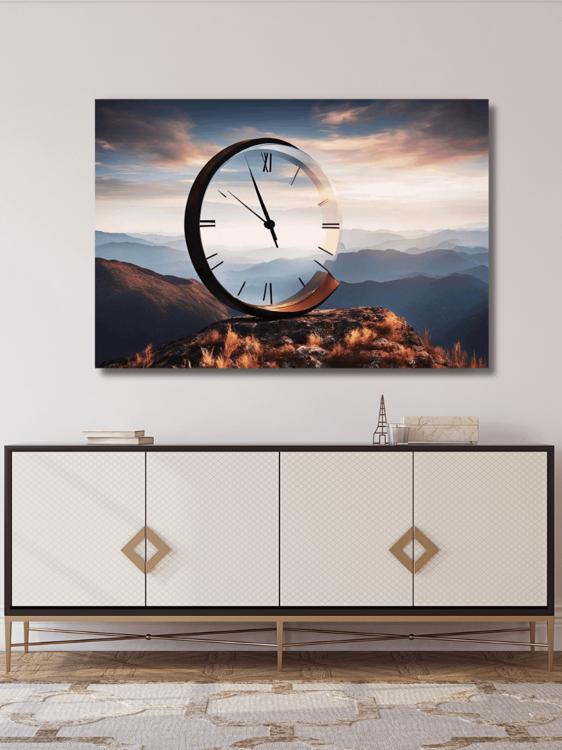 Time Confusion-3 | Canvas Artistic Wall Painting product image (3)