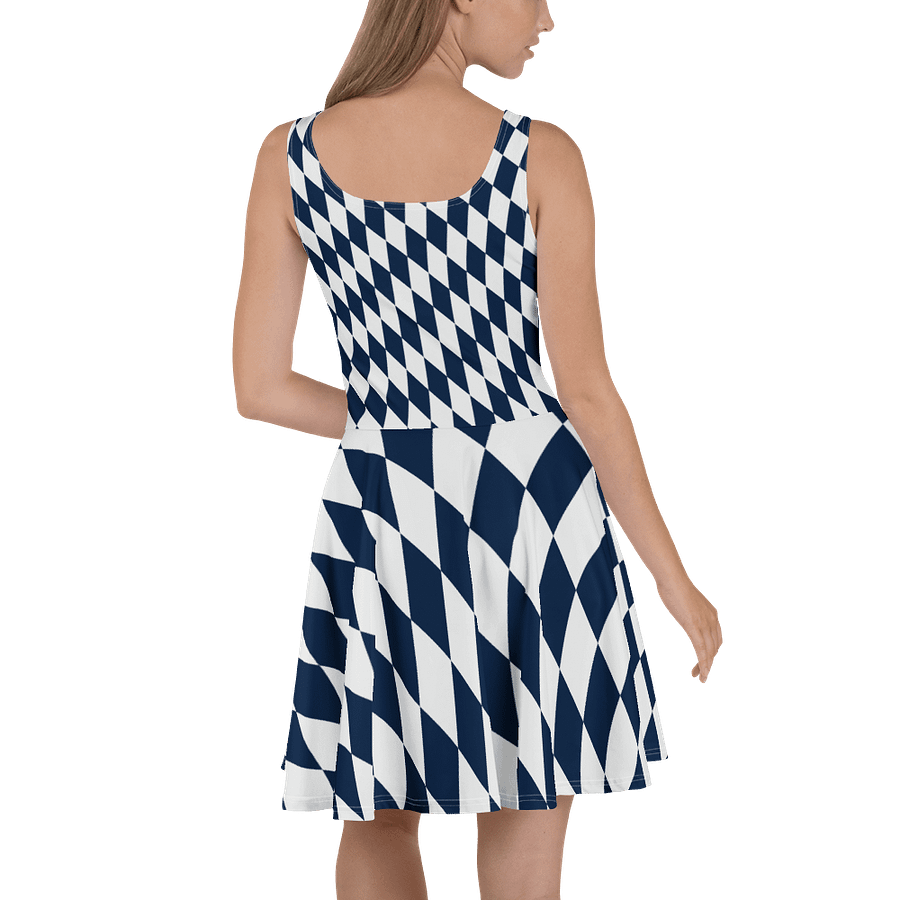 Illusionary Wavelengths Skater Dress product image (4)