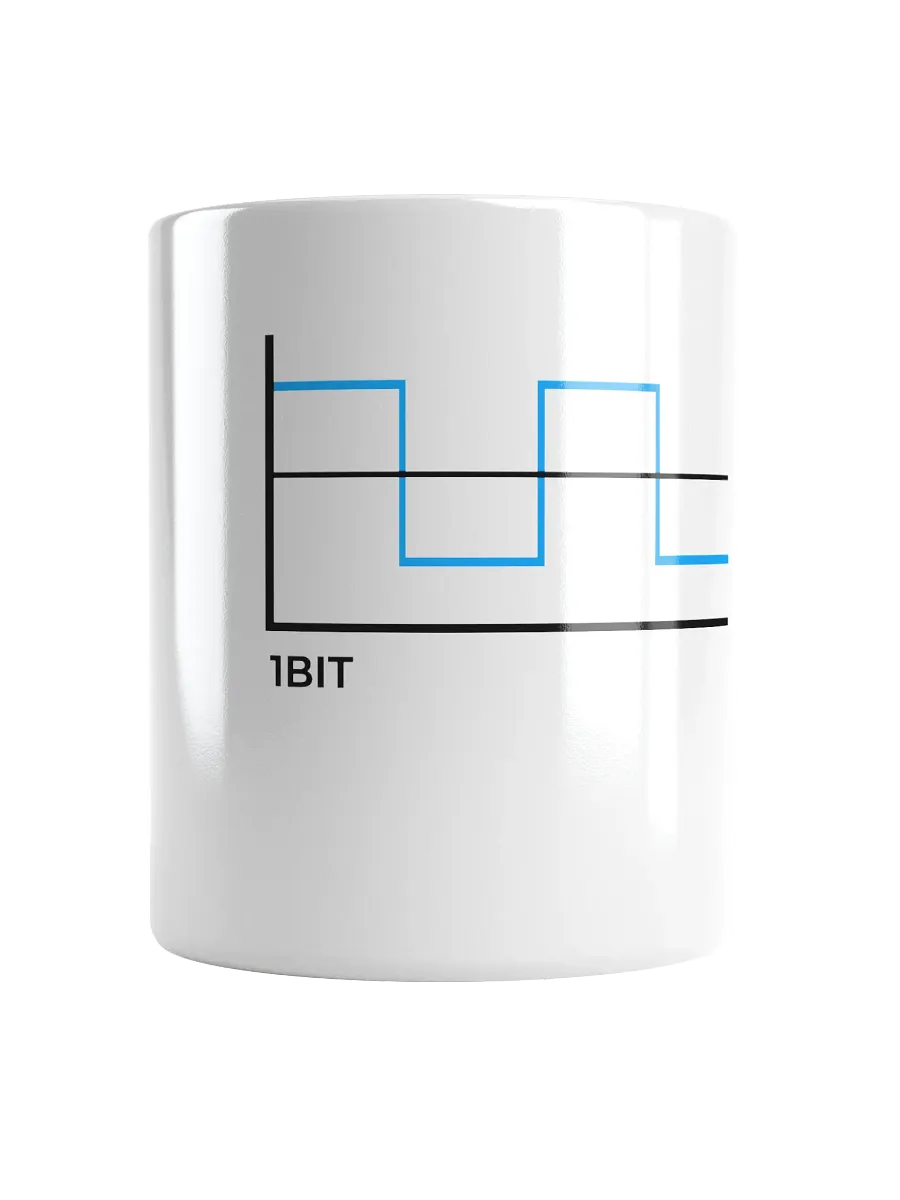 1BIT Graph Mug (white) product image (1)