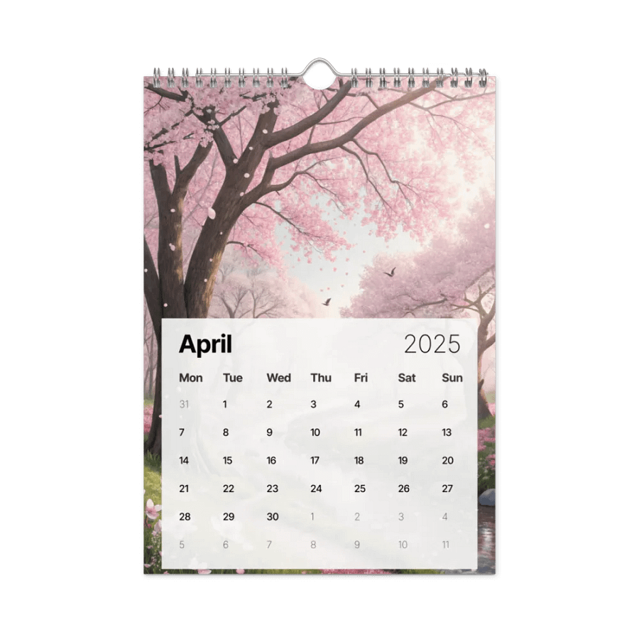 MAGICAL ANIME SEASONS WALL CALENDAR 2025 product image (1)