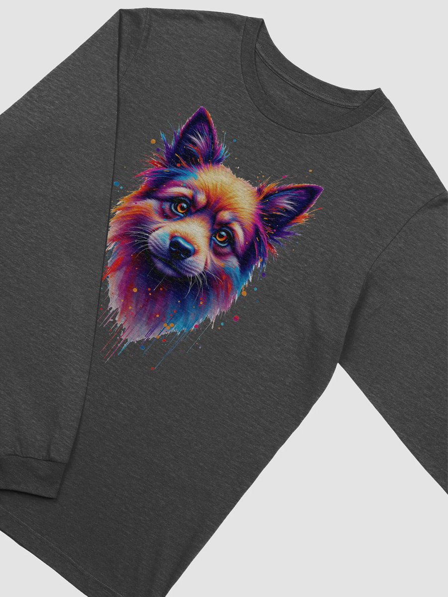 Vibrant Dog Face Artistic Long Sleeve Tee product image (42)