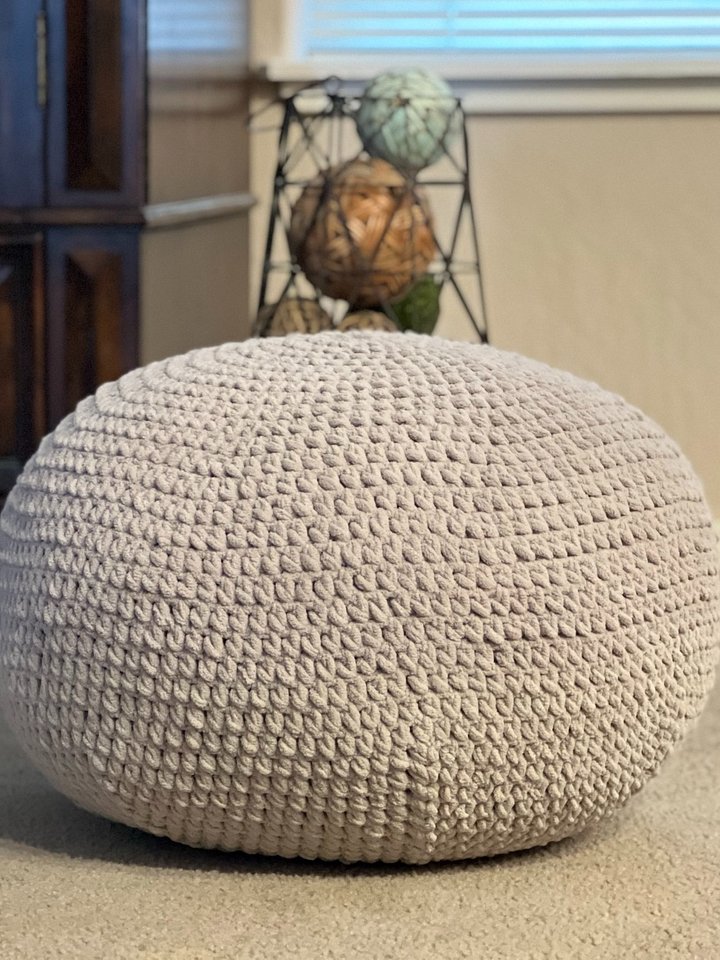Chic Floor Pouf Crochet Pattern product image (2)