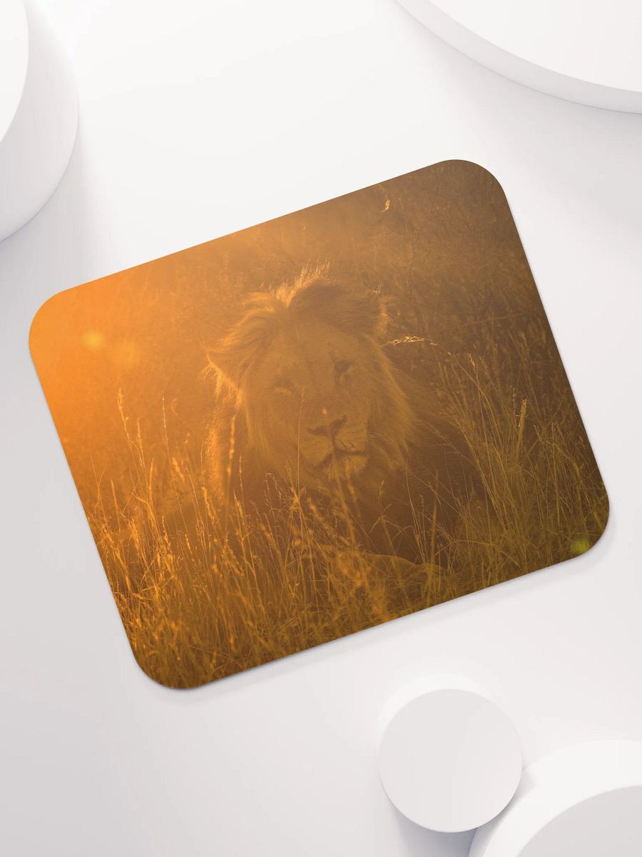 Sunrise Lion mouse pad have this on your desk product image (7)